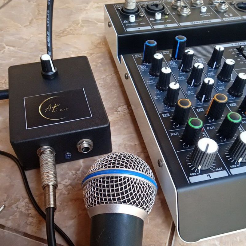 Penguat Audio Mic Dynamic Yang Masih Lemah