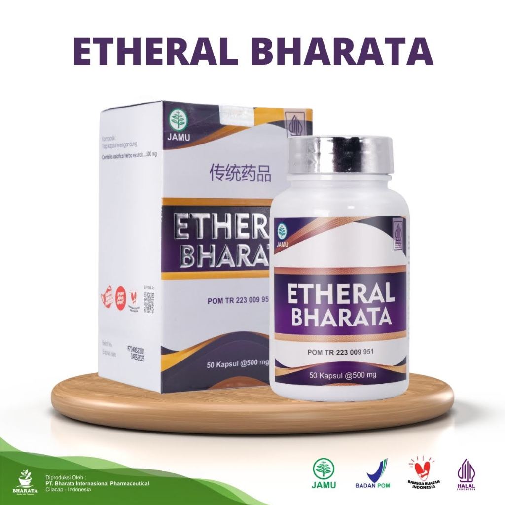 ETHERAL BHARATA Original Official Shop isi 50 Kapsul Herbal