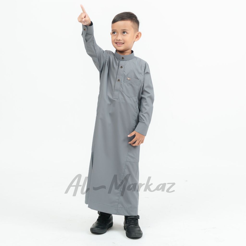 GARANSI Jubah Anak Laki Laki Gamis Anak Benzema Manset