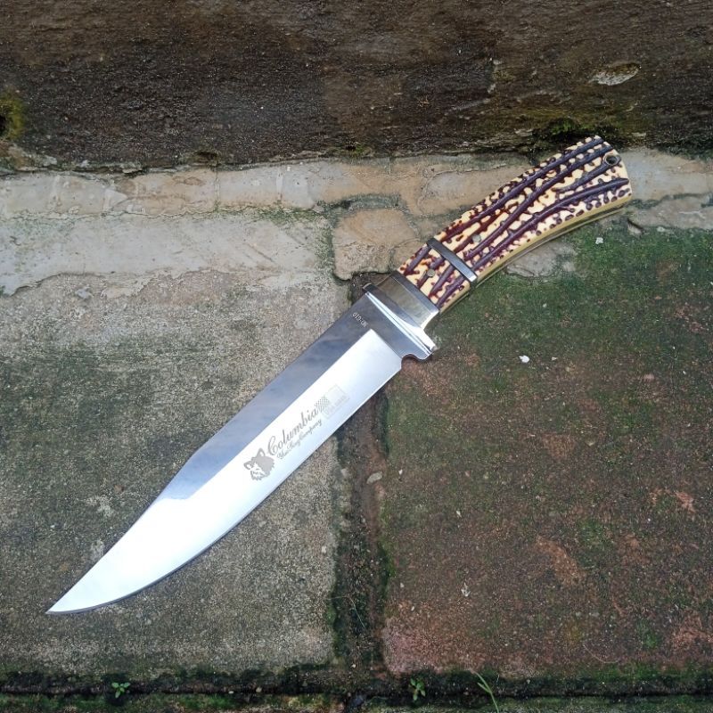 Pisau bushcraft Columbia G10 Survival Outdoor