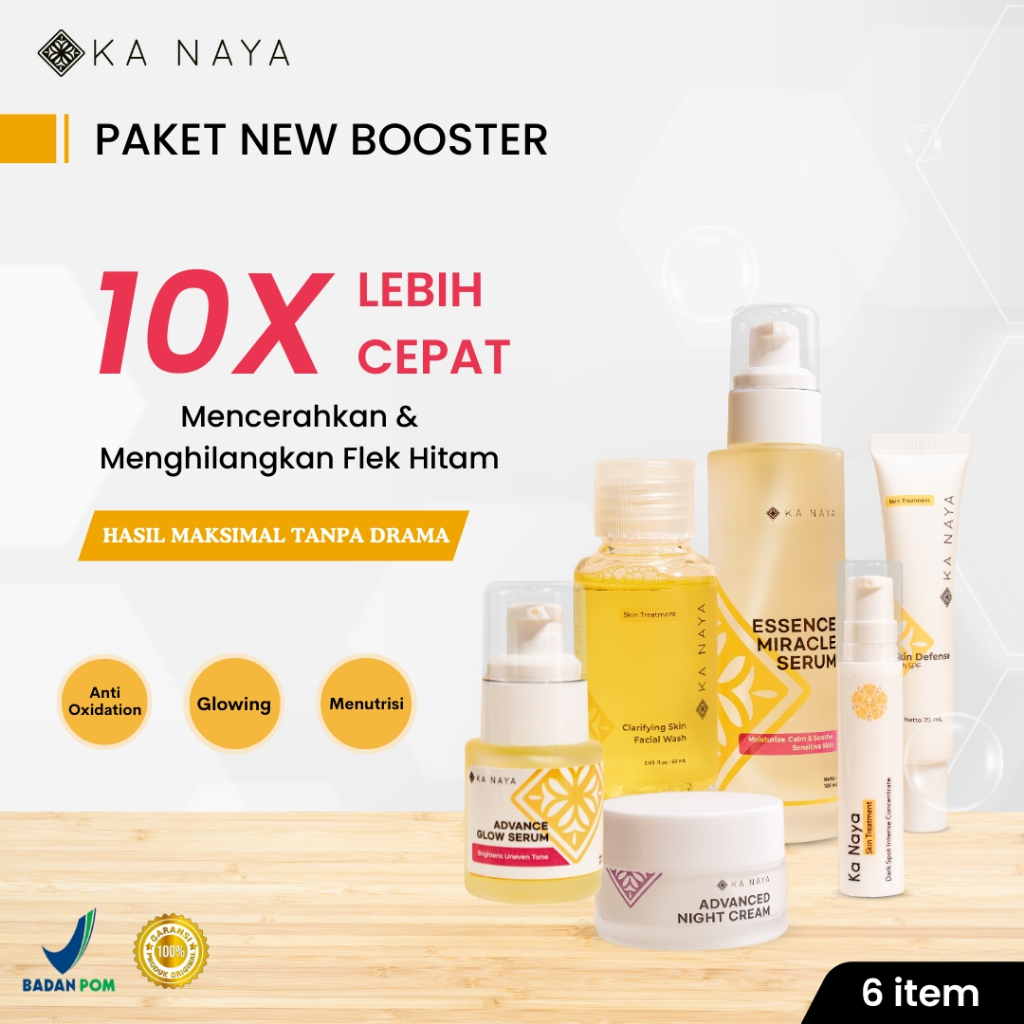 Ka Naya Paket Dark Spot BOOSTER Cream Flek Hitam Membandel - Menghilangkan Flek Hitam - flek hitam -
