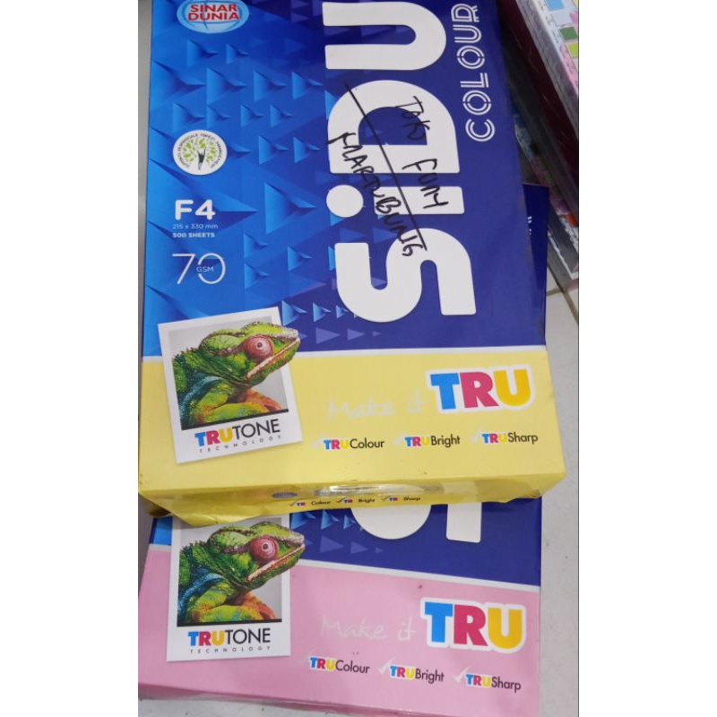 

SIDU KERTAS FOLIO WARNA 500 LEMBAR WARNA KUNING DAN PINK// KERTAS WARNA F4// KERTAS WARNA