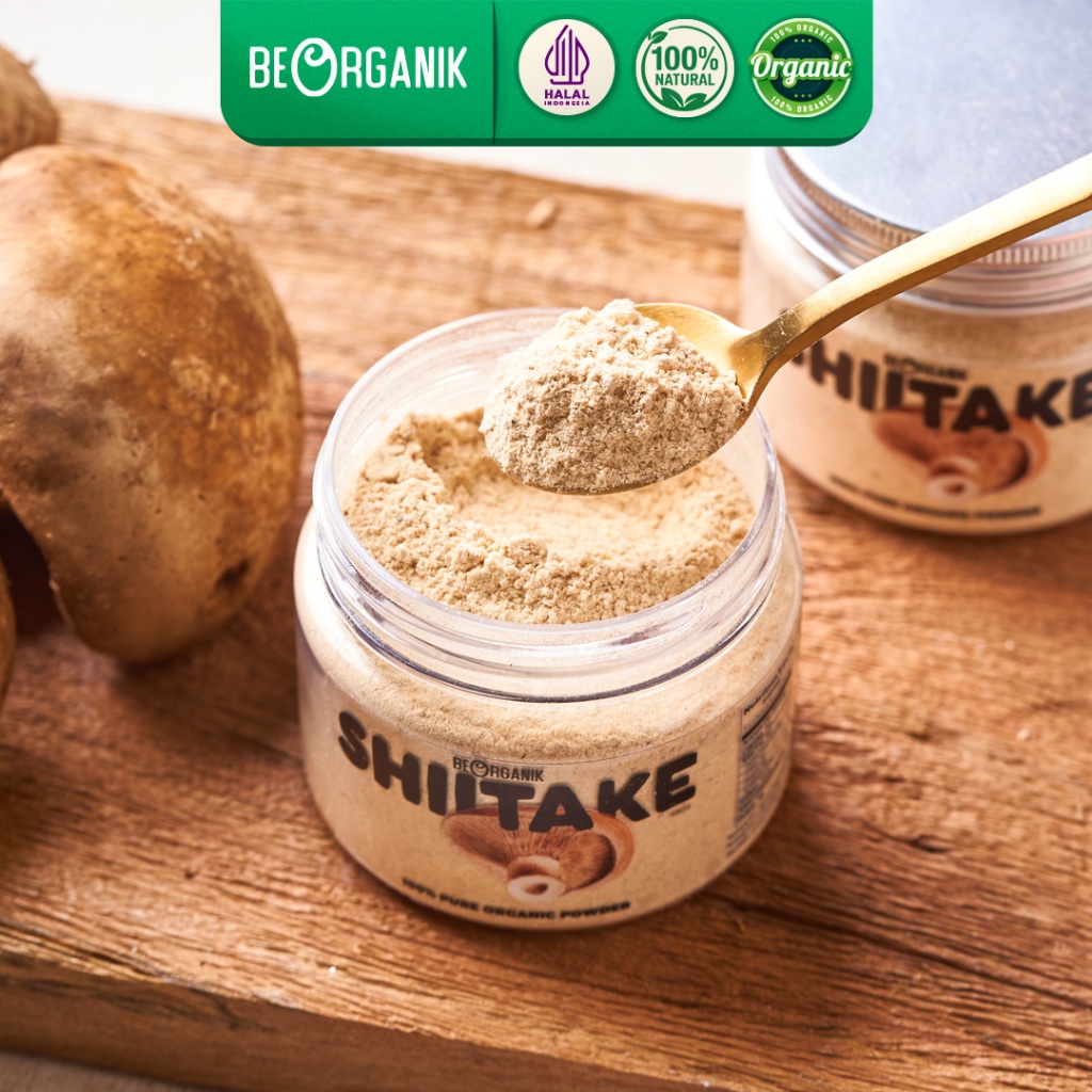 

Beorganik Shiitake Powder / Jamur Shitake Bubuk 50gr