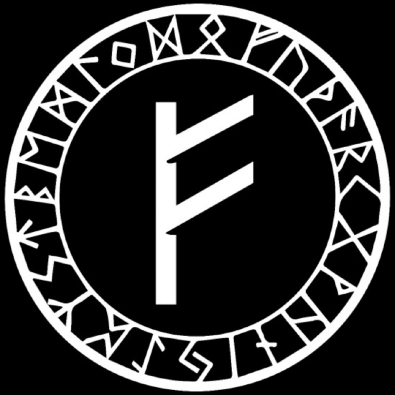 

Stiker Rune Fehu Diameter 5 cm
