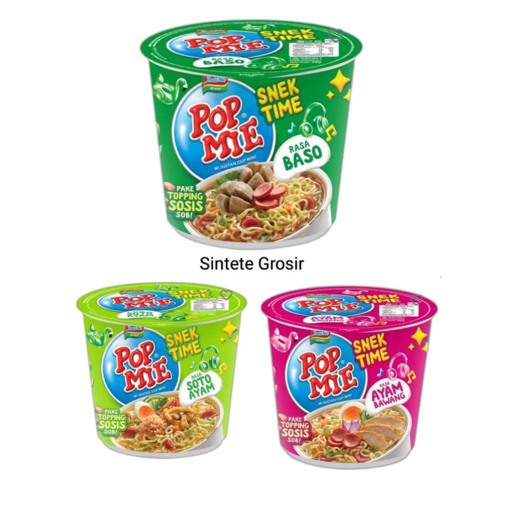 

Pop Mie Mini Cup Instant All Variant