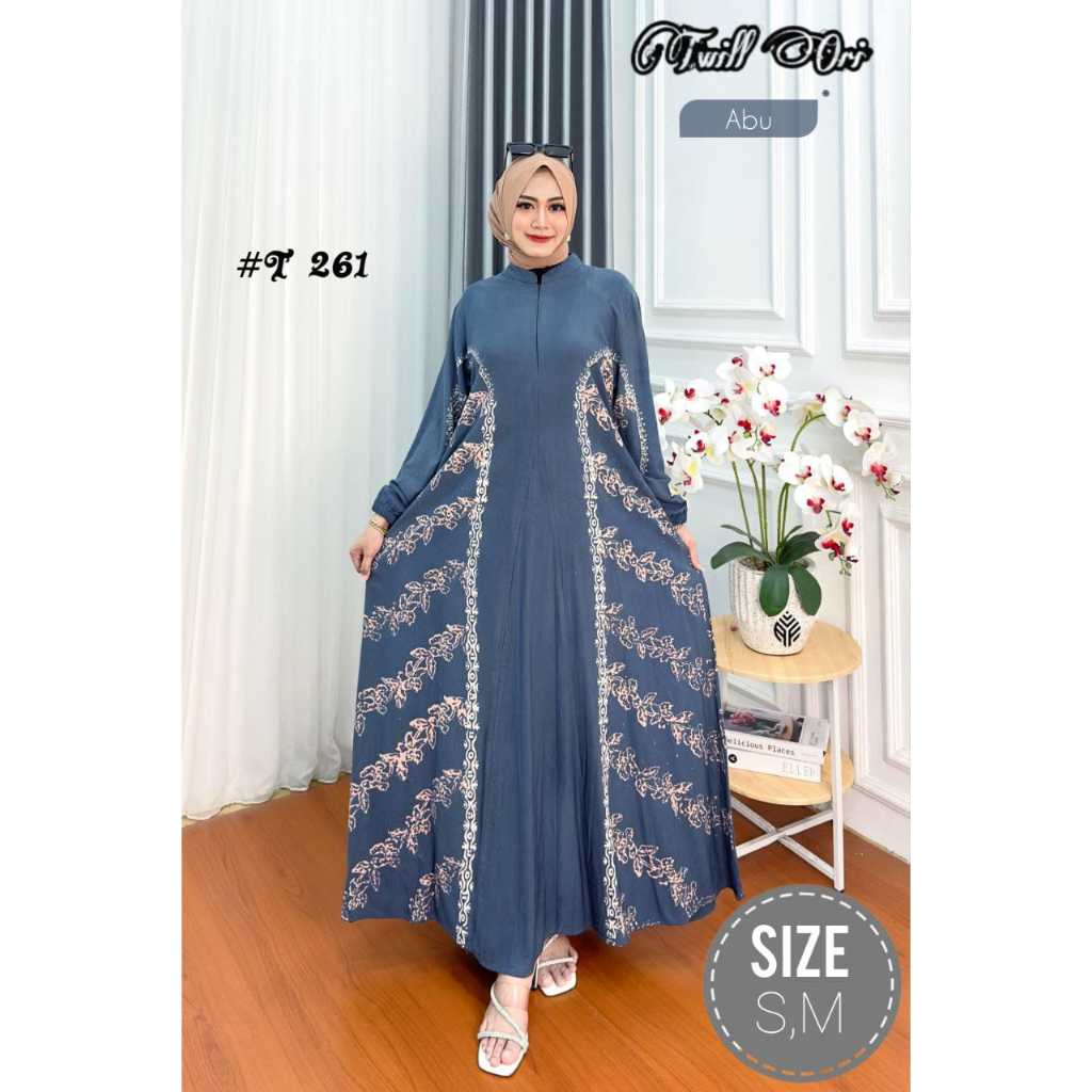 GAMIS TWILL ORI MURAH || GAMIS SYAR'I || GAMIS TWILL PEKALONGAN || GAMIS TWILL MOTIF TERBARU