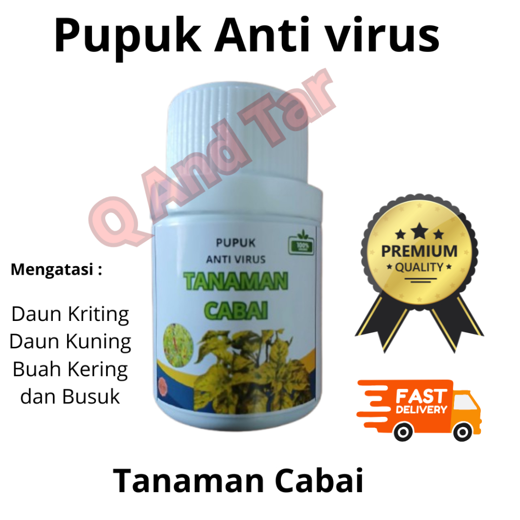 Pupuk Organik cabai Anti Virus Keriting obat Daun Menguning Cabe Atasi Daun Kuning dan Keriting