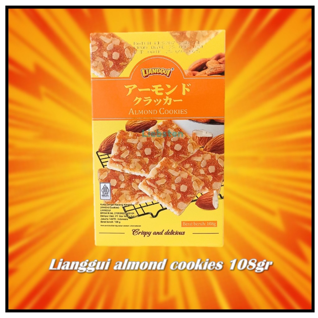 

Lianggui almond cookies 108gr