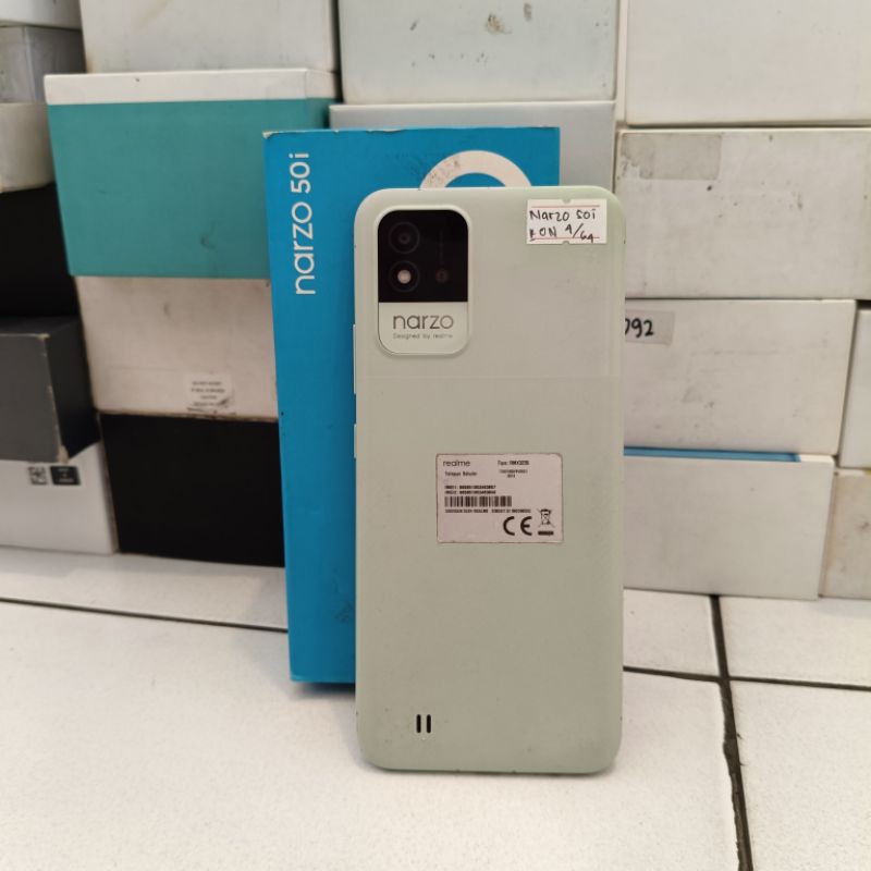 Realme Narzo 50i RAM 4/64GB - Hp Second Murah Berkualitas dan Bergaransi