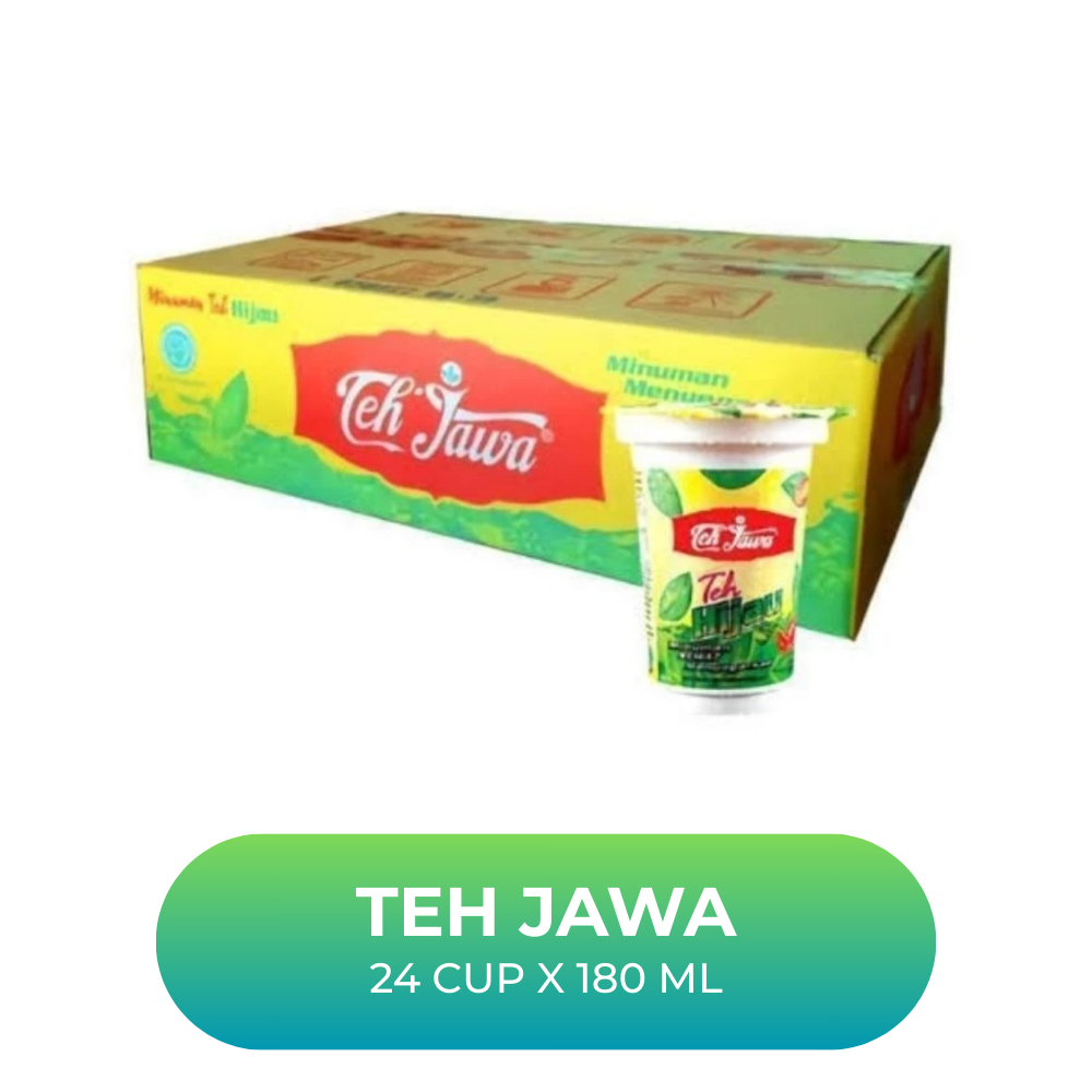 

Teh Jawa Cup Gelas - Minuman Teh Instan 24 Cup x 180 ml (1 Dus)