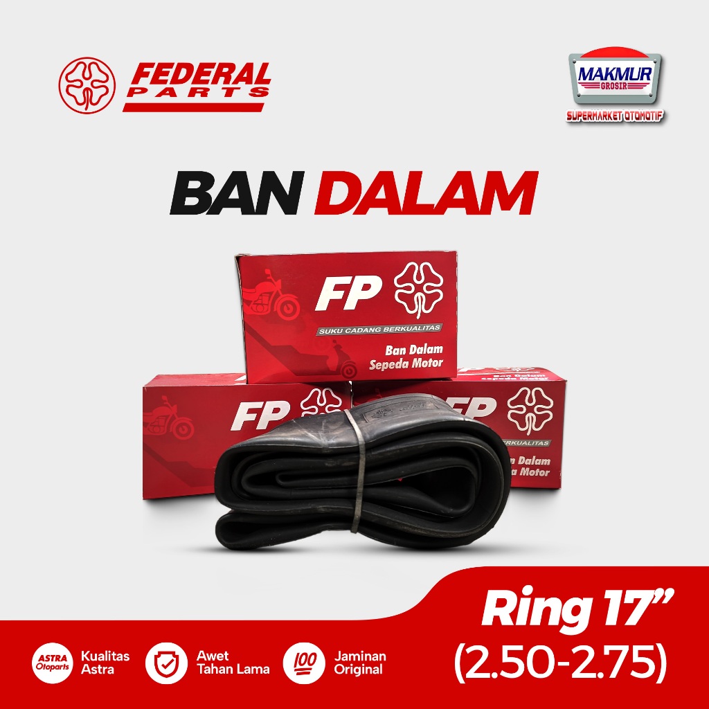 Ban Dalam Bebek 250 275 Ring 17 Original Federal Parts