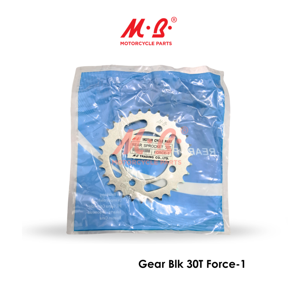 M.B. Gear Belakang Rear Sprocket 30T Motor Yamaha Force 1