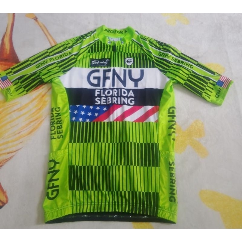 Kaos Gowes Roadbike Jersey GFNY Made in ITALY THRIFT ORI size L