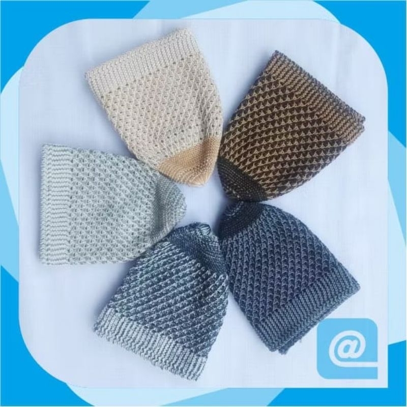 Peci / Kopiah / Lobe Rajut Peci Motif Kopiah Motif PREMIUM Peci Pria Peci Laki Laki Peci Rajut Pria 