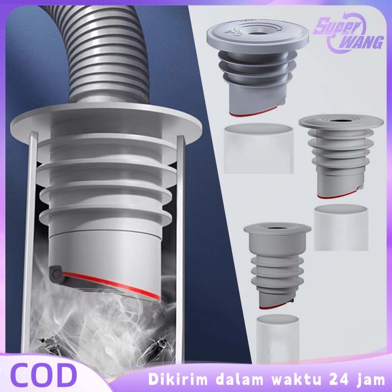 Floor Drain Trap Anti Bau Connector Selang Mesin Cuci Tutup Lubang Floor Drain Silikon Floor Drain M