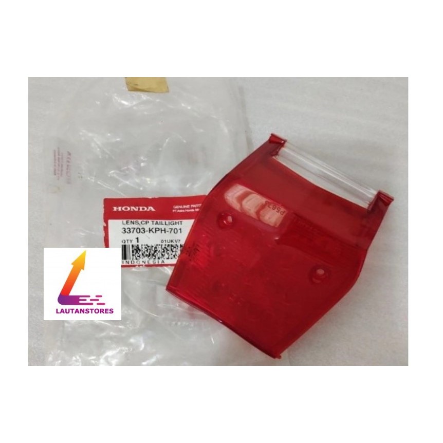 33703-KPH-701 Mika Kaca Lampu Stop Rem Belakang Honda Supra X 125 Lama Bolam 1