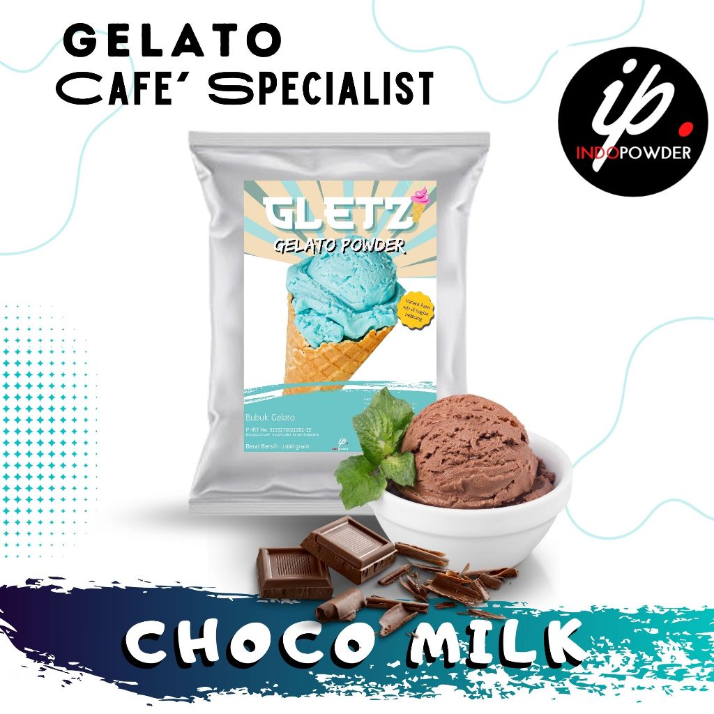 

IP Kendal - Bubuk ES KRIM GELATO CHOCO MILK 1Kg Untuk Cafe, Resto & Usaha Minuman