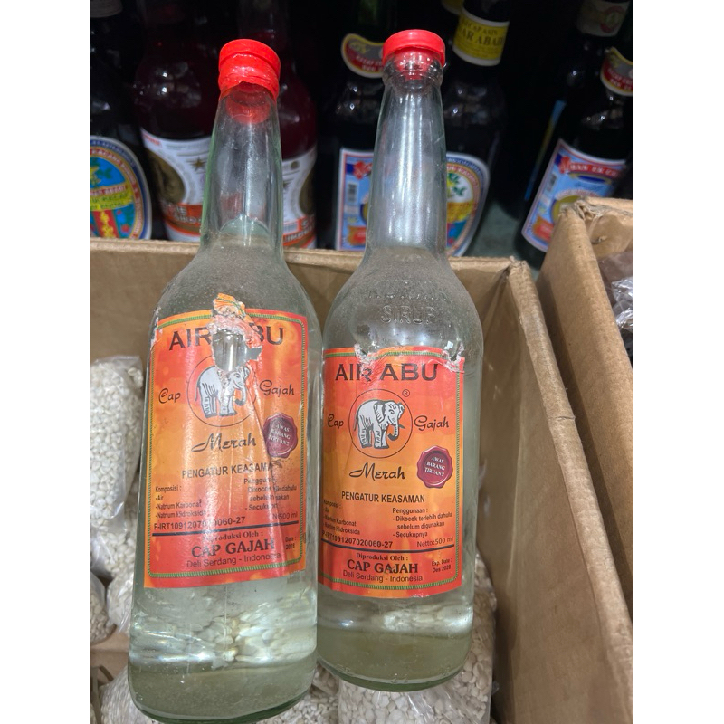 

air abu asli cap gajah