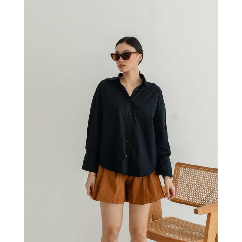 SISSY BASIC SHIRT - magnificlo /kemeja wanita/kemeja basic/kemeja kantor/atasan wanita