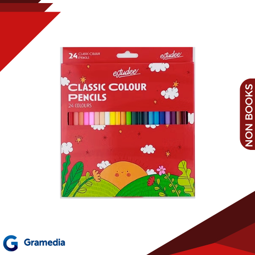 

Gramedia Medan - ESTUDEE CLASSIC COLOR PENCIL 24 ES-PCL24