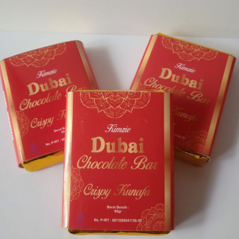 

Kimzie Coklat Dubai Mini 85G rasa Strawbery