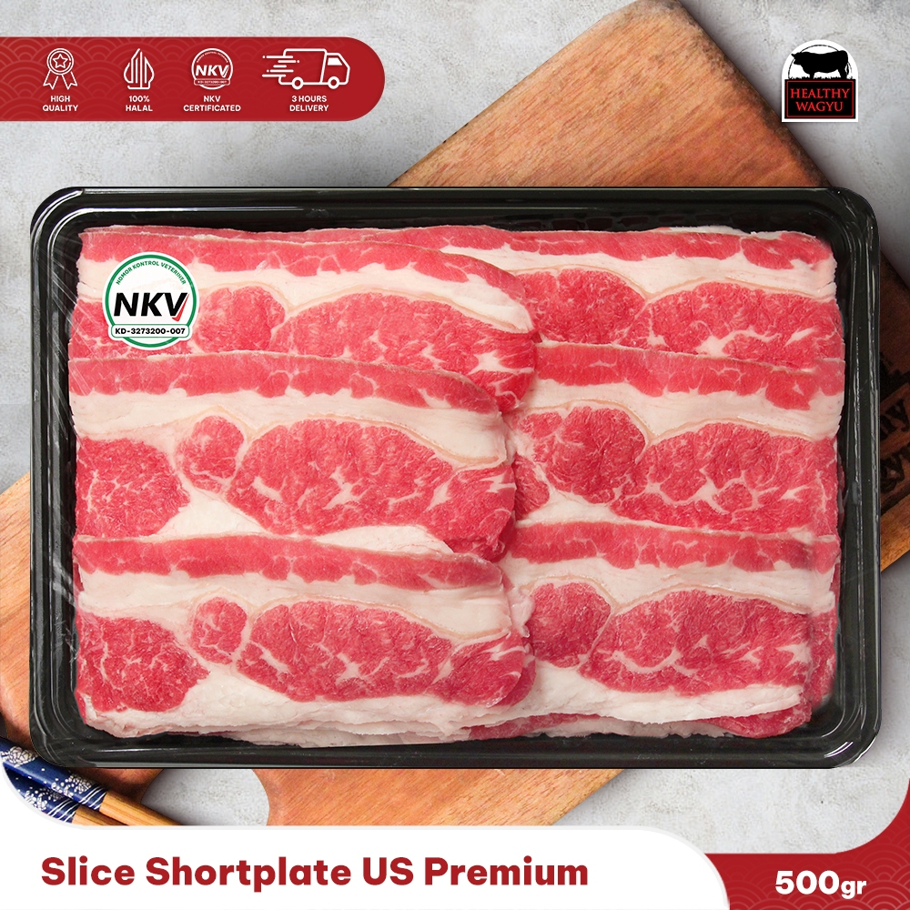 

Shortplate Slice 500 Gram Healthy Wagyu