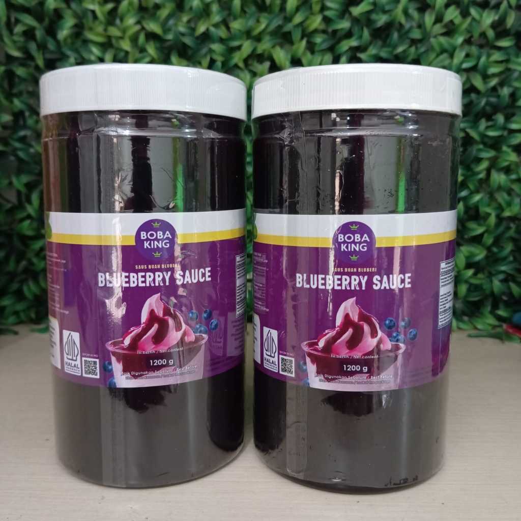 

Blueberry sauce/Selai/Jam Boba King 1,2 kg