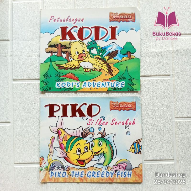Seri Cerita Binatang Mandira - Piko Kodi Troni Wina - Buku Cerita Anak Bekas Preloved