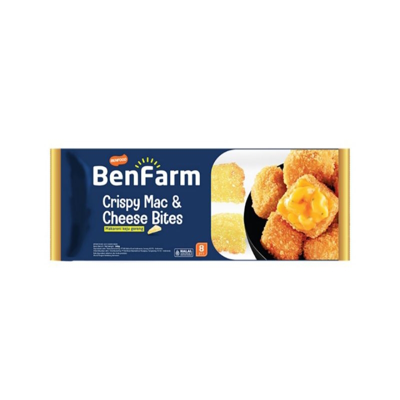 

Benfarm Makaroni Keju Beku Bites 180 g/pcs(dinyshop)