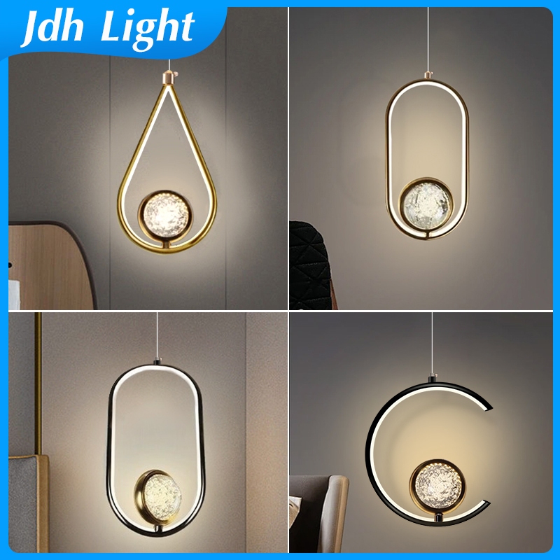 Lampu Gantung Lampu Hias Mini Bar Modern Lampu Hias Kristal Kreatif Baru Lampu Gantung Kristal Kamar