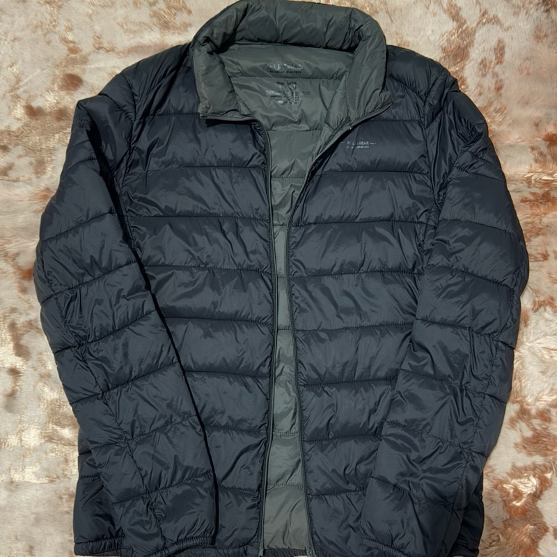 Puffer Jacket Hitam Size L