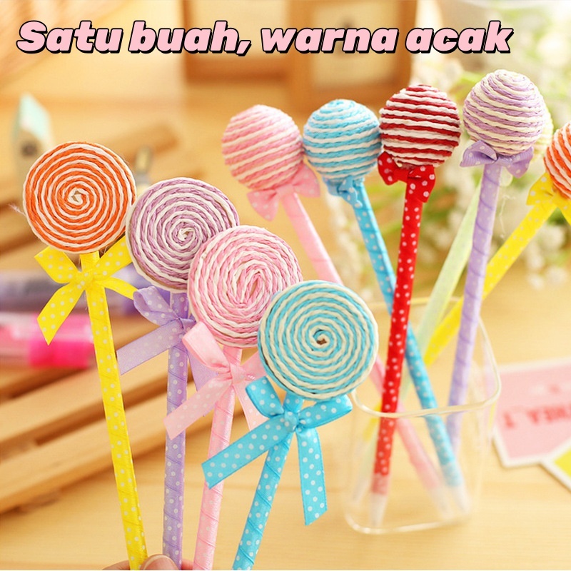 

Pulpen Lolipop - Hadiah Kreatif & Alat Tulis Lucu untuk Anak