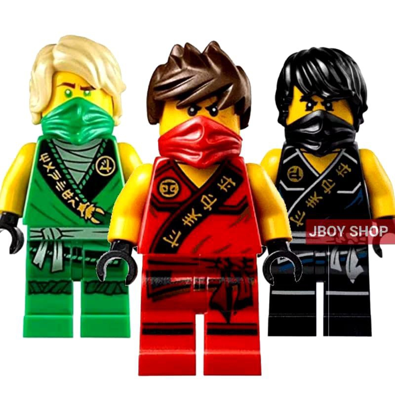 Balok susun figure ninja / brick figure ninja roboman / mainan brick ninja