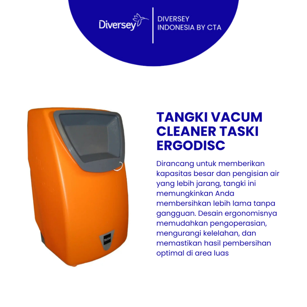 Diversey Taski Water Tank Ergodisc - Tangki Air Vacuum Cleaner Taski Ergodisc