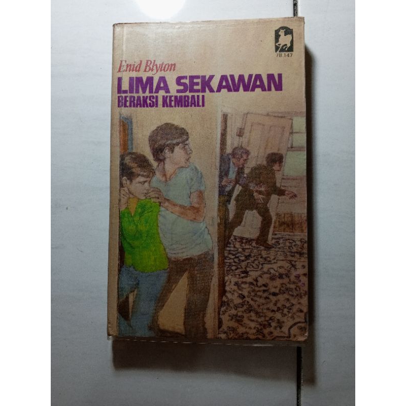 novel buku bekas 5 sekawan second koleksi pribadi