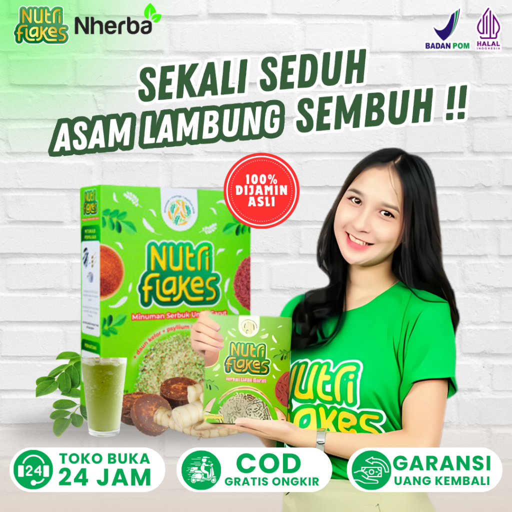 

Nutriflakes Sereal Umbi Garut - Mengatasi Masalah Pada Lambung Seperti Maag Dan Gerd