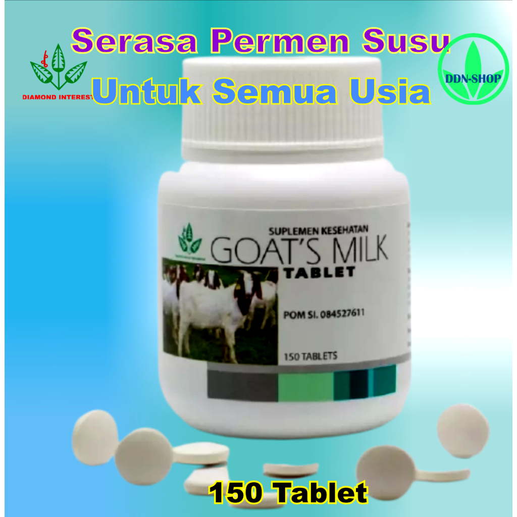 

Tablet Susu Kambing Goats Milk 150 Tab Balita Perkembangan Otak Tulang Alergi Dewasa Maag Asamlam