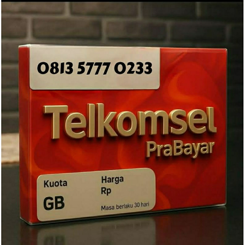 TELKOMSEL NOMOR CANTIK SERI MAJU 5777 0233 233