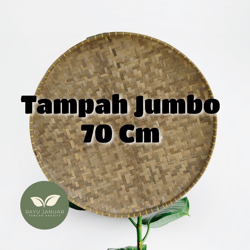 Tampah bambu besar 70 cm Tampah Bambu jumbo Tampir Bambu