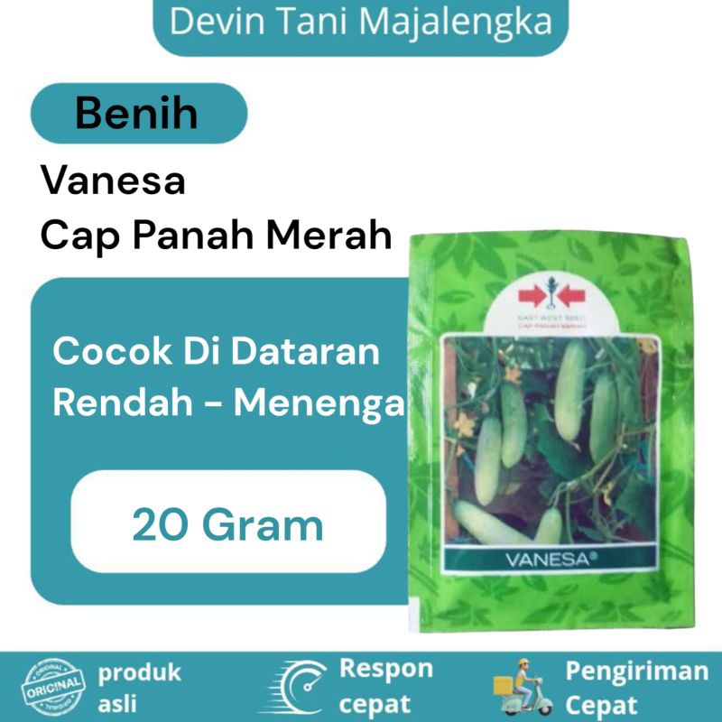 Bibit Timun Vanesa Cap Panah Merah 20 gram