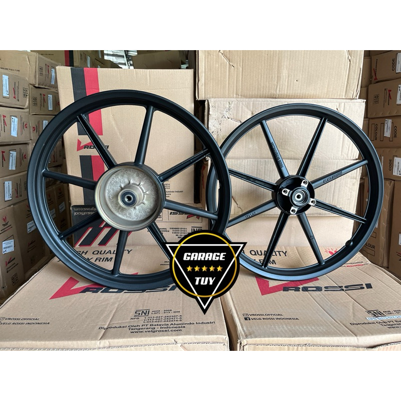 Velg racing V Rossi palang 8 Yamaha jupiter Mx lama Vega new dll ring 17x140/160