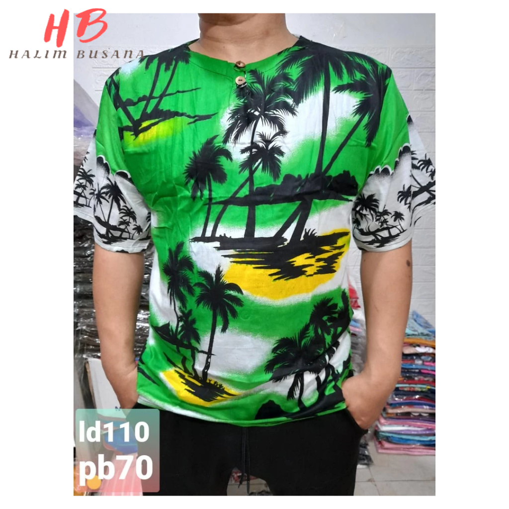 Terlaris Baju Kaos Pantai Pria Wanita / Kaos Santai Pria Wanita / Kaos Pantai Bali / Atasan Baju Bal