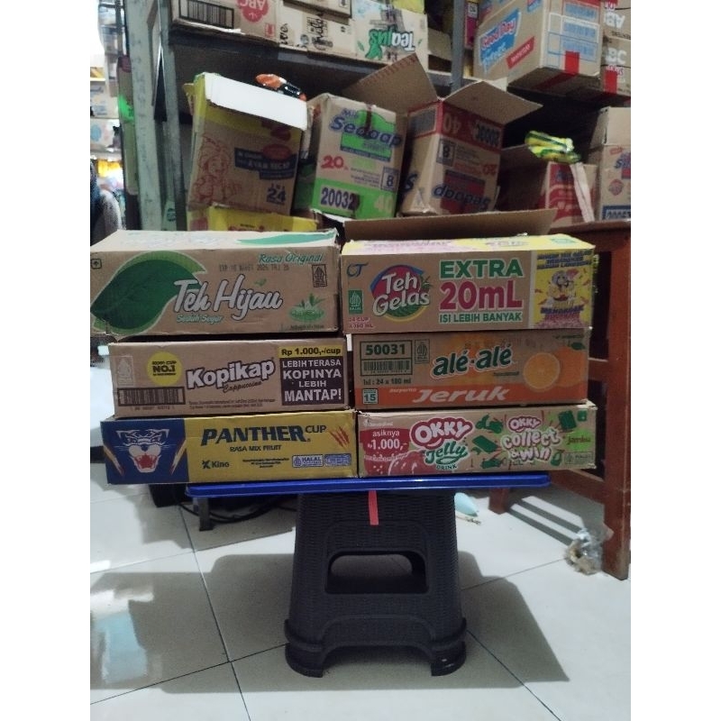 

kardus teh gelas 33x23x12 dus bekas minuman packing burung hewan peliharaan