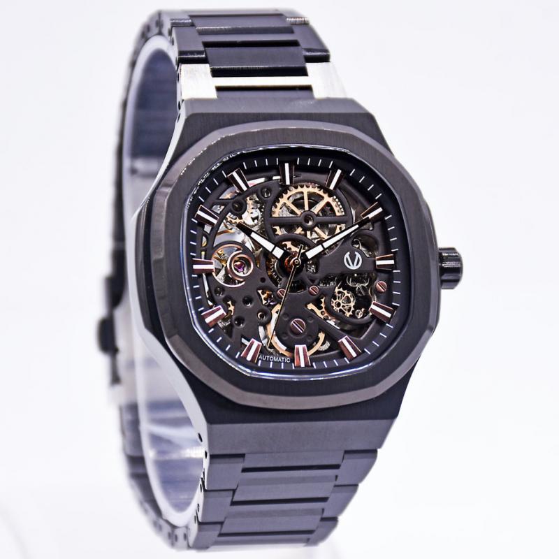 Jam tangan pria Christ Verra CV 114826G-16 BLK Automatic