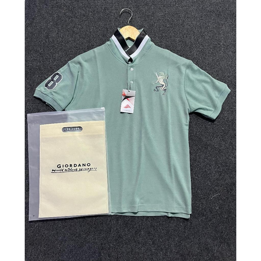 Poloshirt GIORDANO 3D Lion Mens shirt Poloshirt Lion GIORDANO POLO 3D Kaos Kerah Giordano Polo Miror