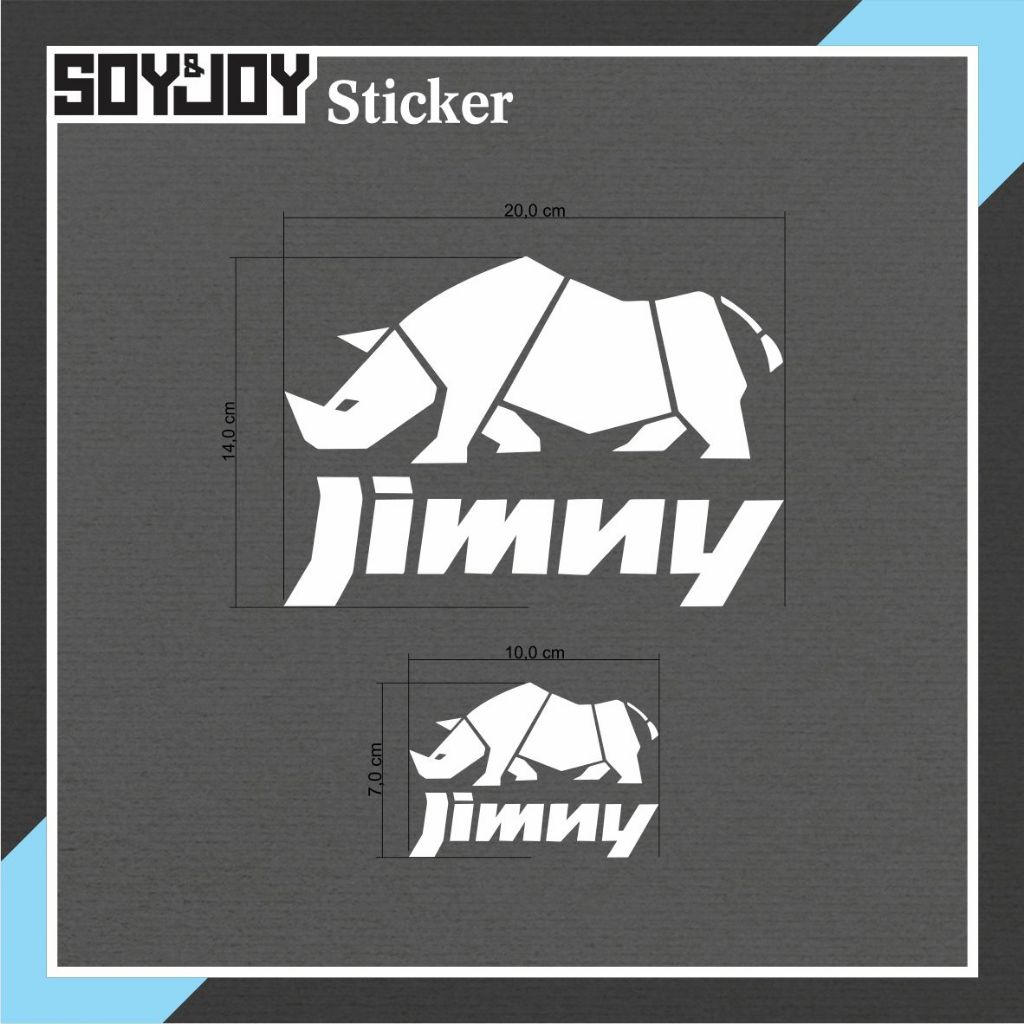 Cutting Sticker Stiker Logo Katana Jimny Badak waterproof