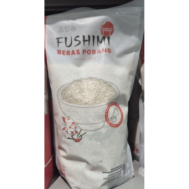 

Beras Porang FUSHIMI Konjac Rice - Shirataki Rice 1 Kg - HK.