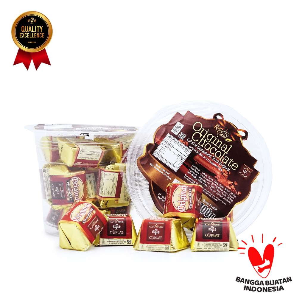 

COKELAT CUP ORIGINAL 100 GRAM - KAMPUNG COKLAT