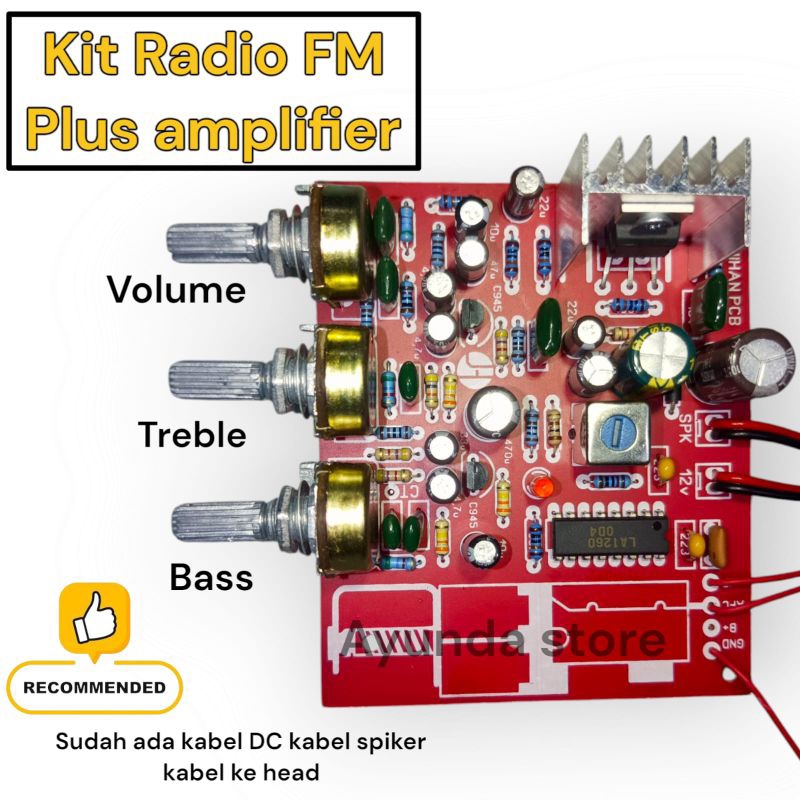 kit FM tuner ( driver ) FM Tuner Tone Control