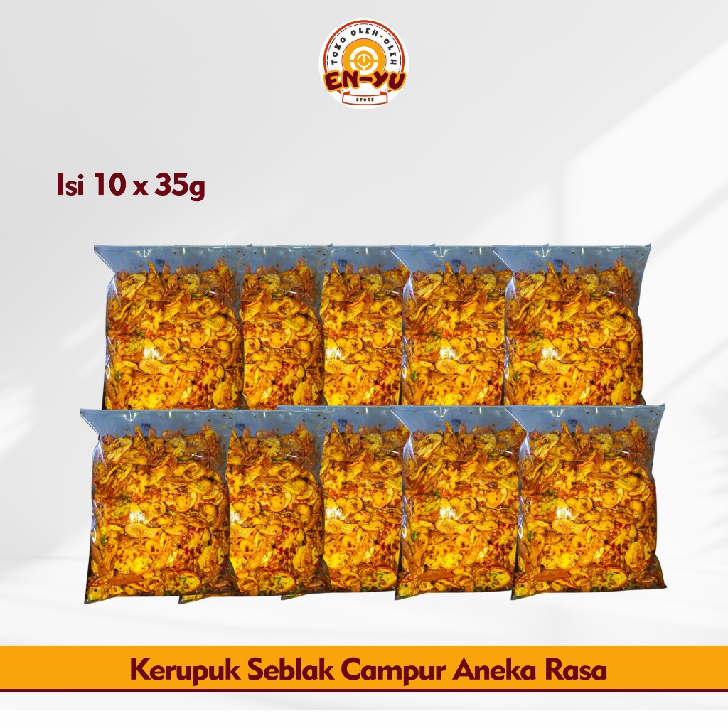 

[10 PCS] KRUPUK SEBLAK MIX / KERUPUK SEBLAK CAMPUR 1 PAK / 1 PACK PEDAS CIKRUH MURAH GRATIS ONGKIR 35g